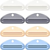 Chengu 8 Piezas de Exprimidores de Tubos de Pasta de Dientes Clips de Pasta de Dientes para Baño- Colores Variados…